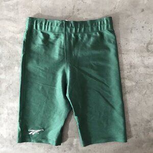 Vintage Reebox Shorts Mens X-Large Athletic Green Compression Dazzle Shimmer USA